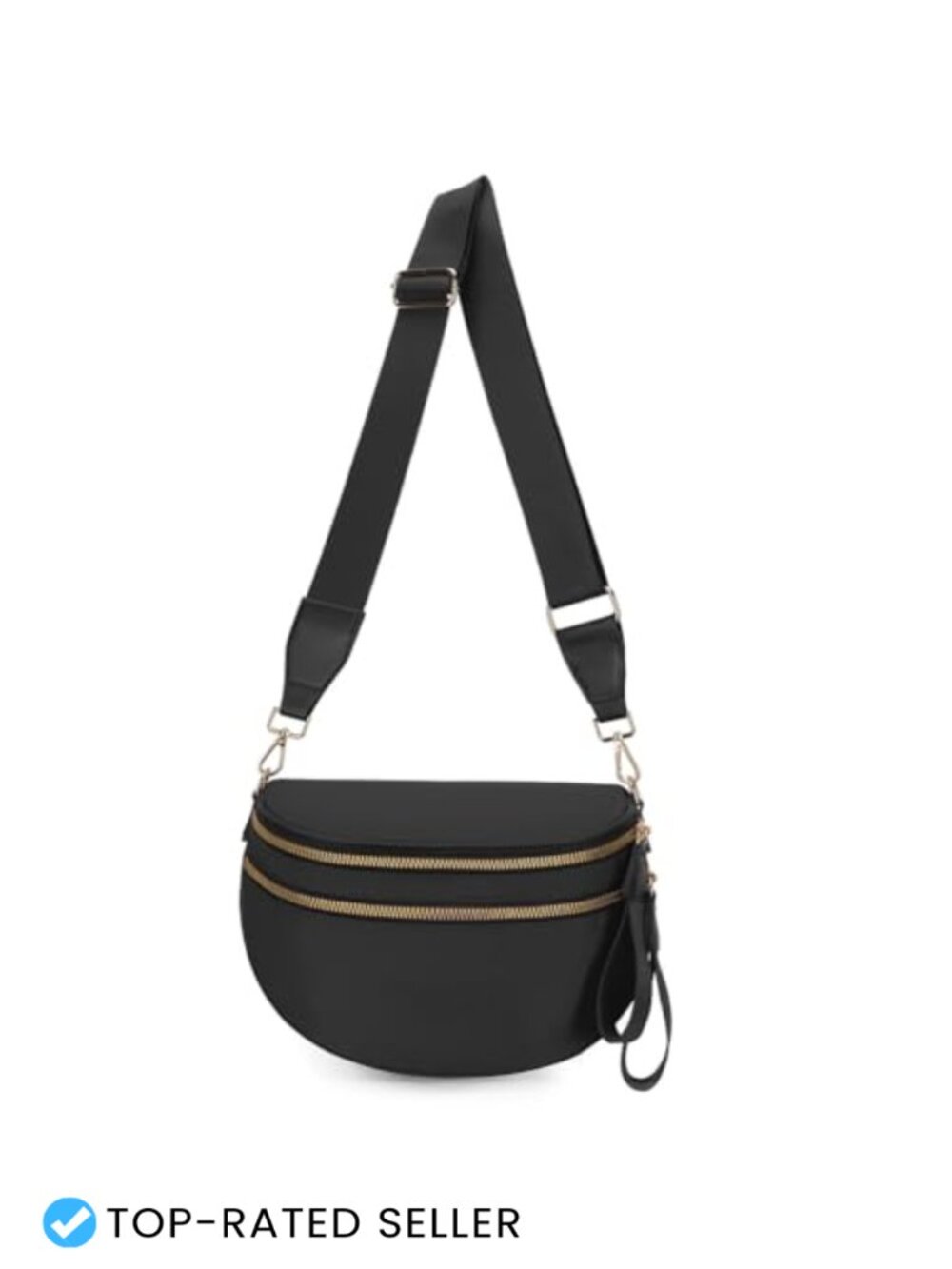 Nylon Checkered Crossbody Bum Bag Adjustable Strap Fanny Pack Purse